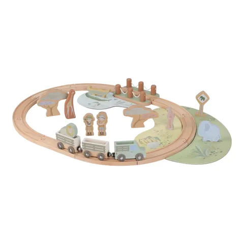 Circuito de tren Safari Friends, de Little Dutch